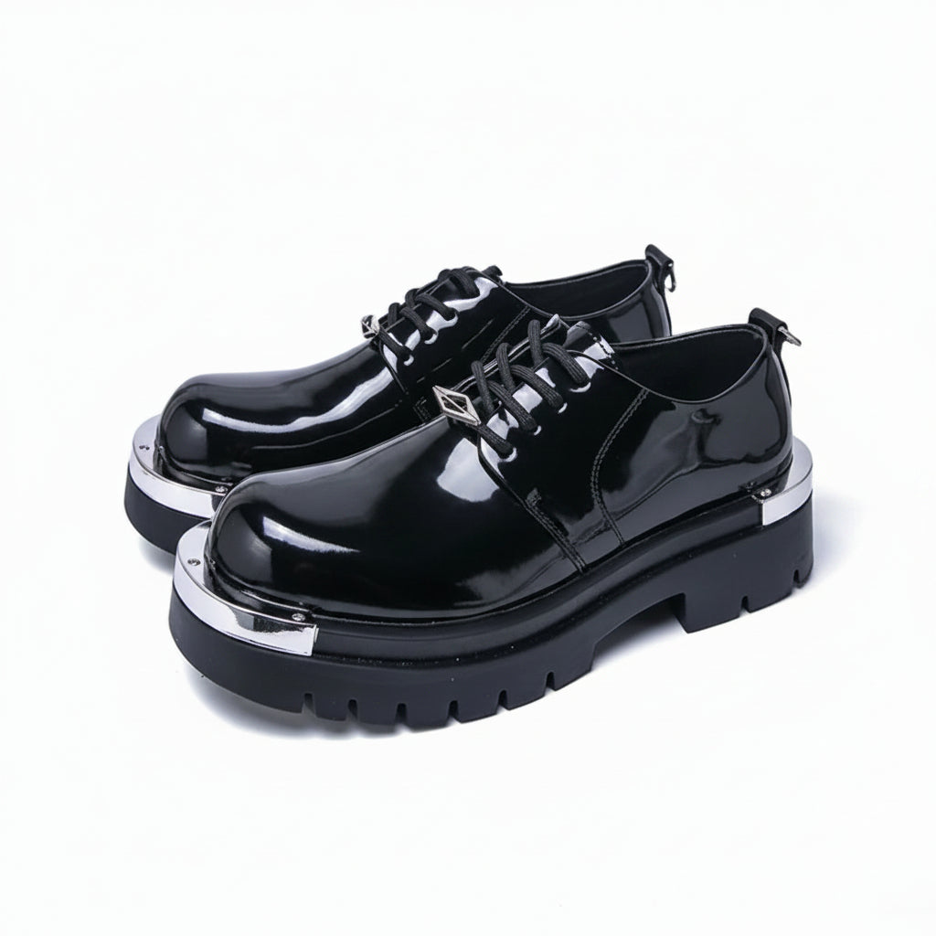 Balenciaga Metal Toe Derby  (Balenciaga Metal Plate)