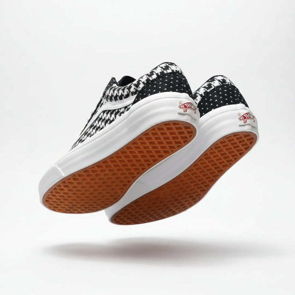 Vans Vault OG Style 36 LX (Black/White Houndstooth Knit / Jacquard)