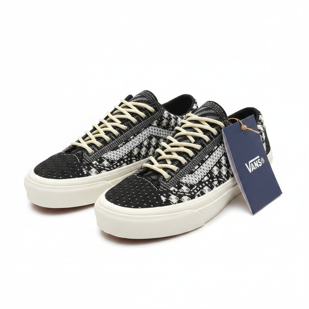 Vans Vault OG Style 36 LX (Black/White Houndstooth Knit / Jacquard)